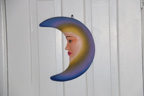 Crescent moon decoration